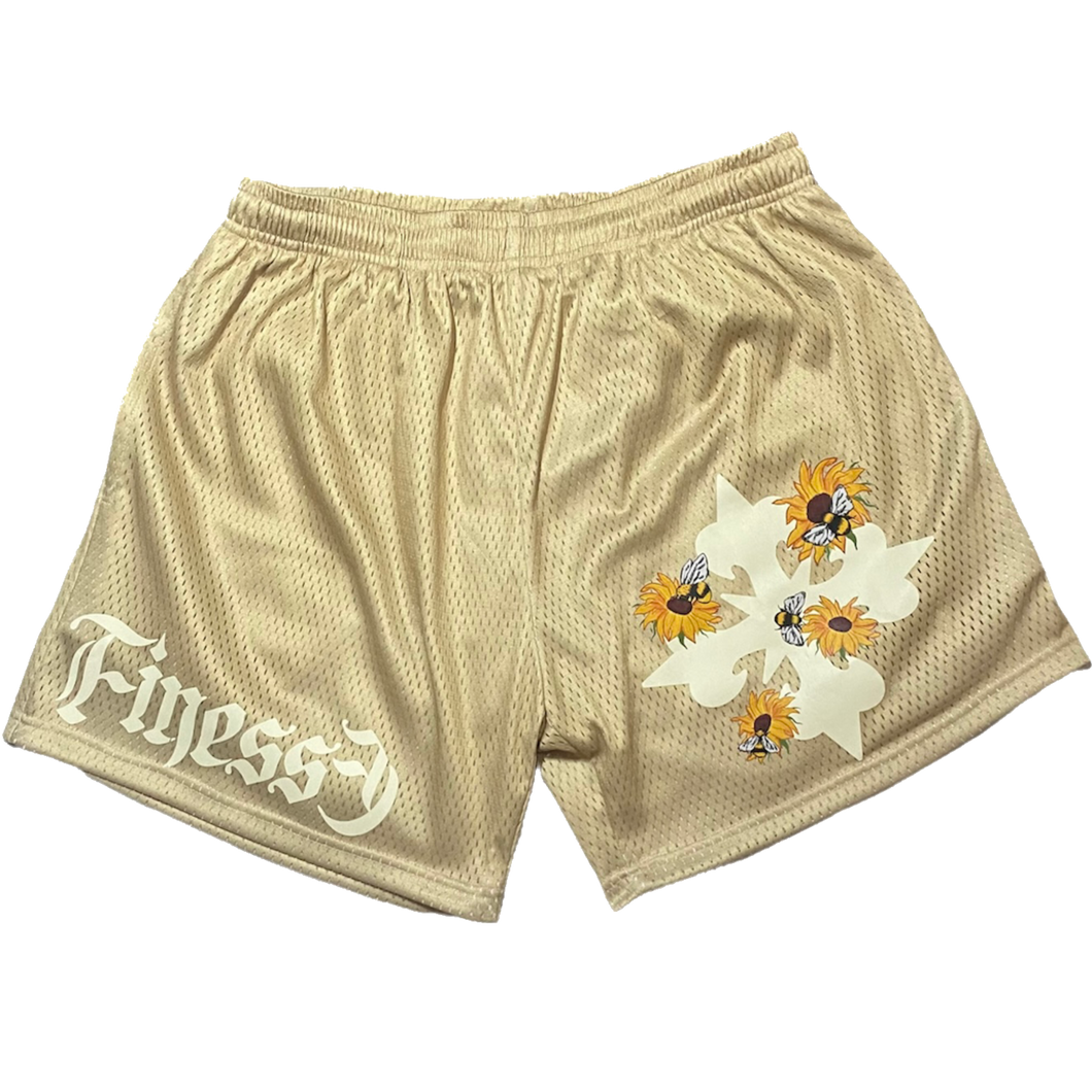 SUNFLOWER CREAM SHORTS